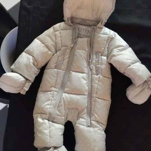 Lively Rabbit puffer Overall coat unisex 3-6mths